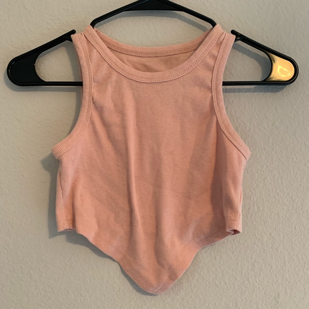 Pink crop top